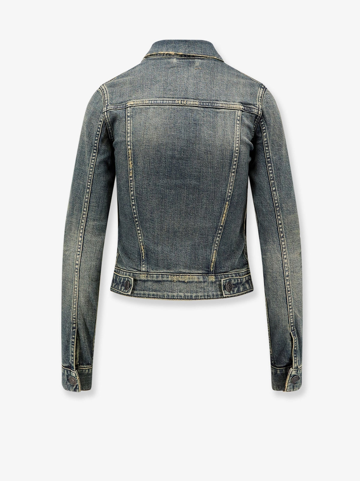 Balenciaga Denim Jacket - Blu Verde Petrolio