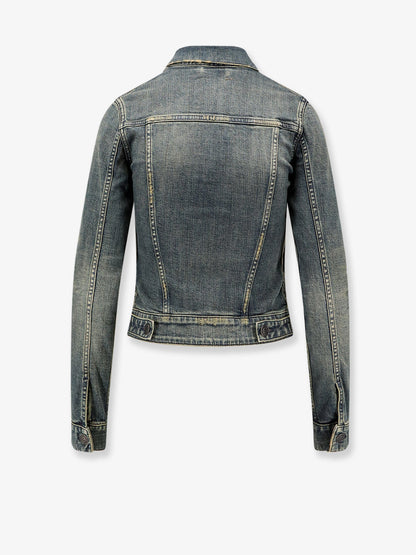 Balenciaga Denim Jacket - Blu Verde Petrolio