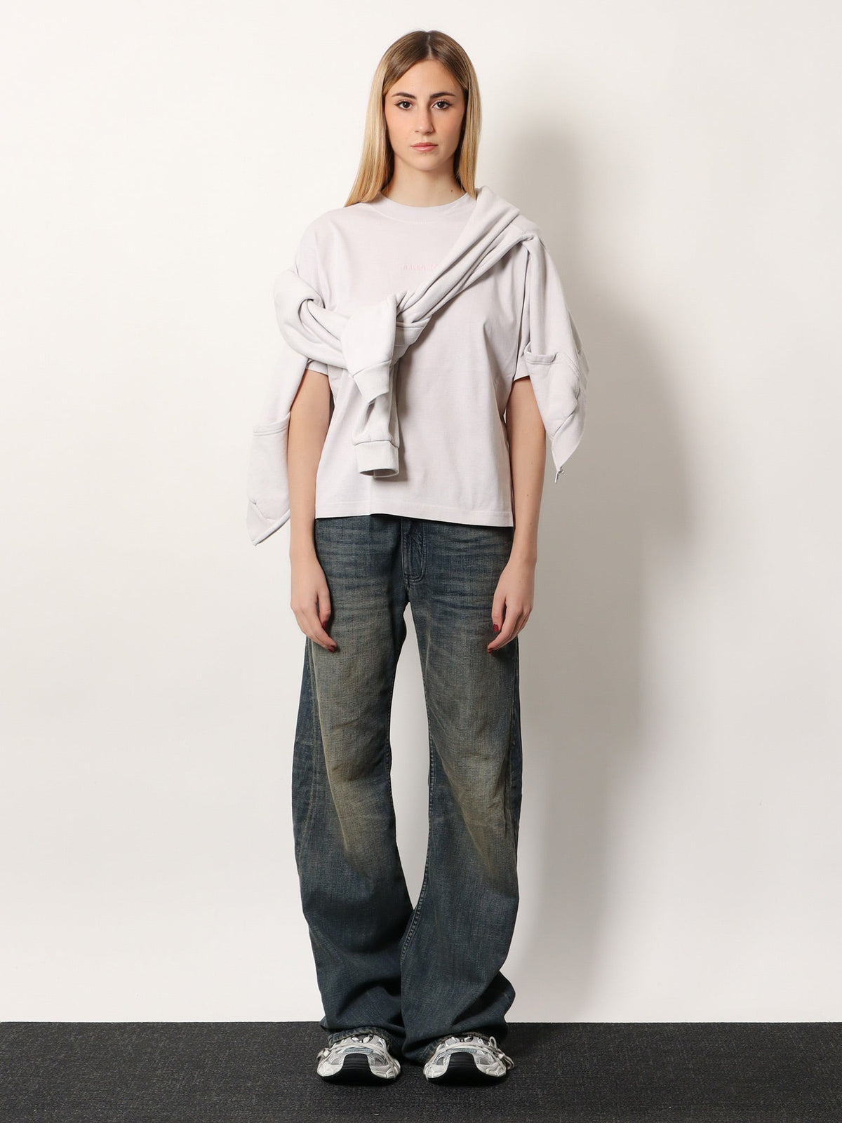 Balenciaga Cotton t-shirt - Dirty White/Bby Pink
