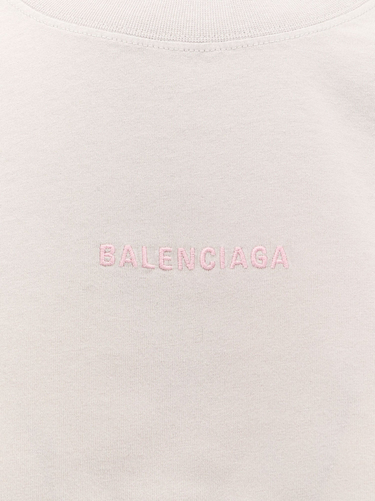 Balenciaga Cotton t-shirt - Dirty White/Bby Pink