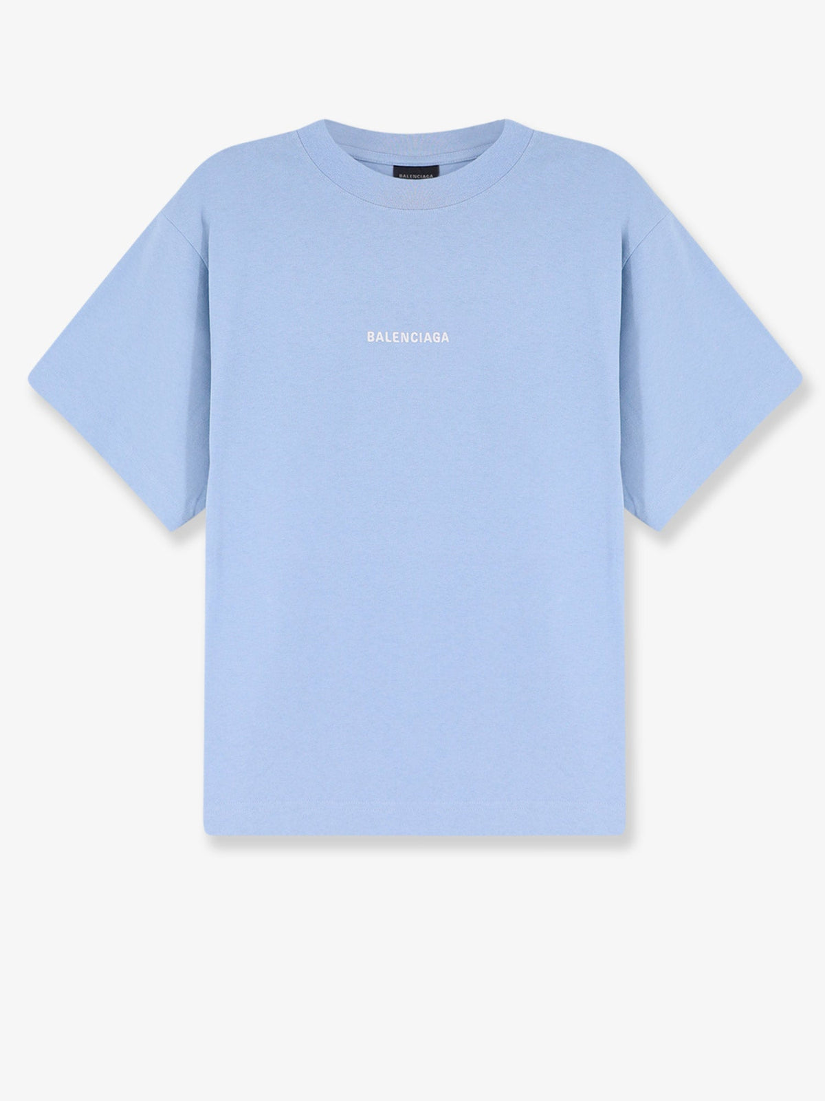 Balenciaga Cotton t-shirt - Light Blue/White