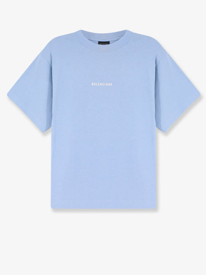 Balenciaga Cotton t-shirt - Light Blue/White