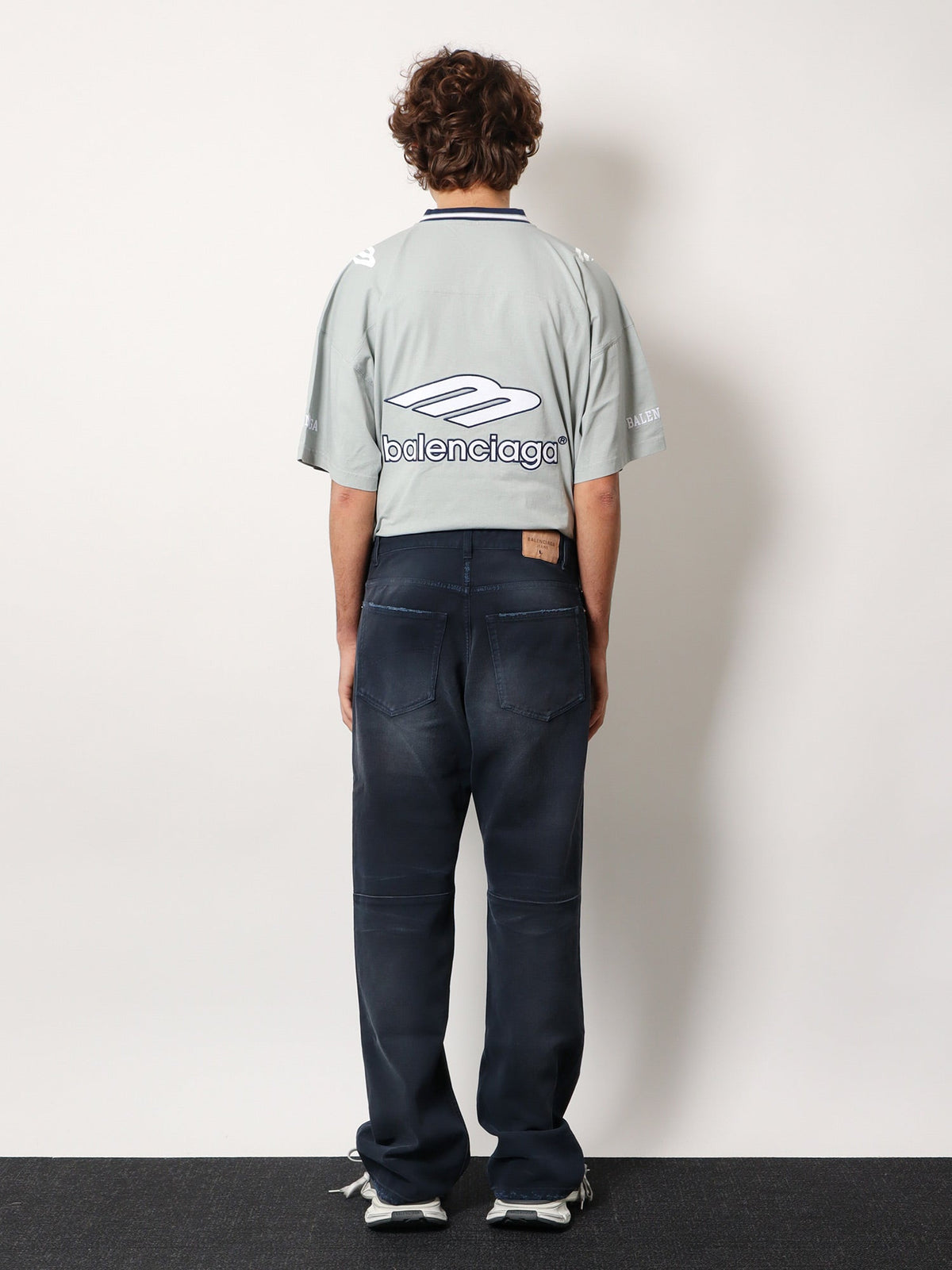 Balenciaga Cotton jeans - Navy/Dirty Dark Blue