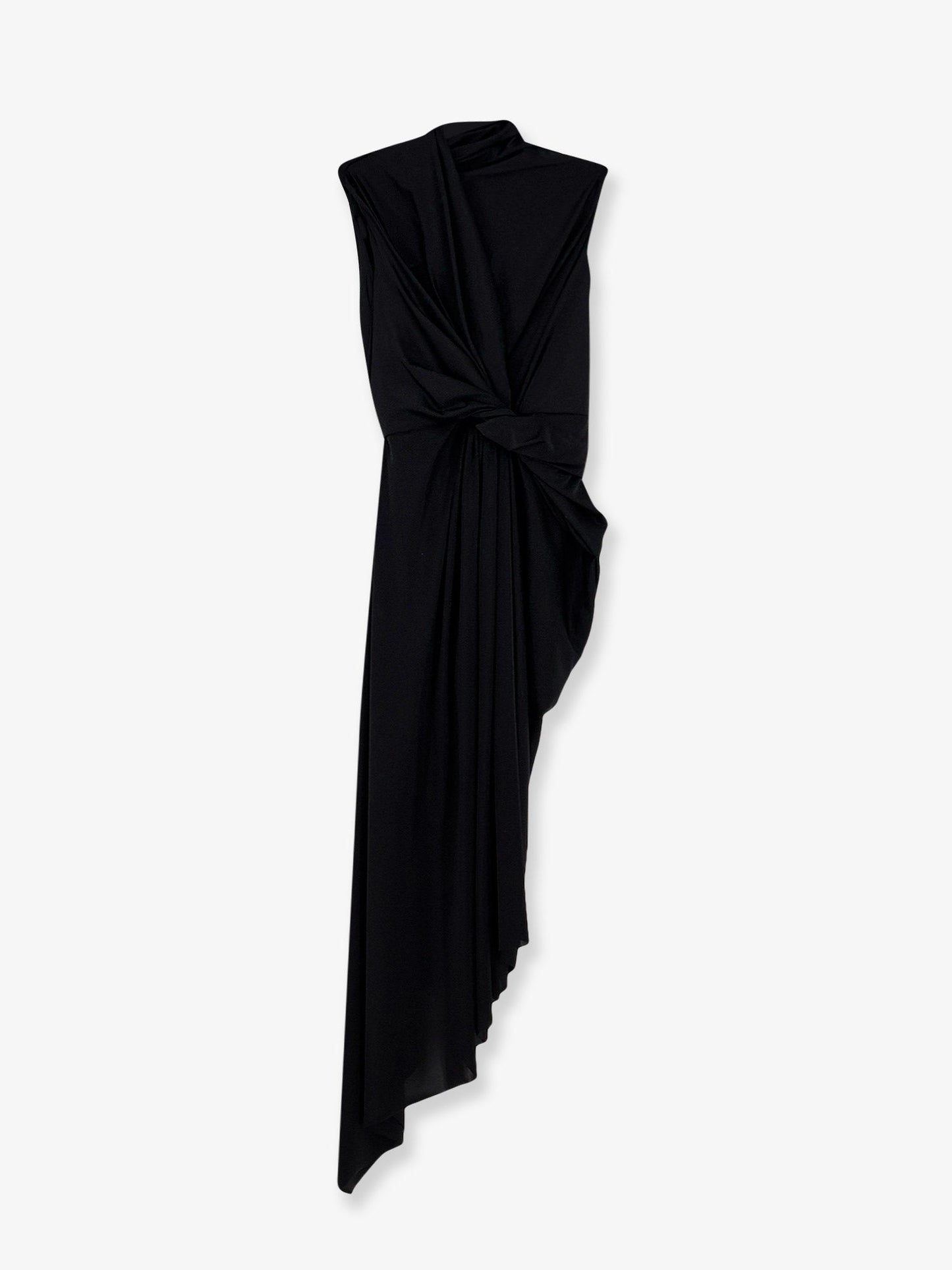 Balenciaga Stretch Fabric Long Asymmetrical Dress