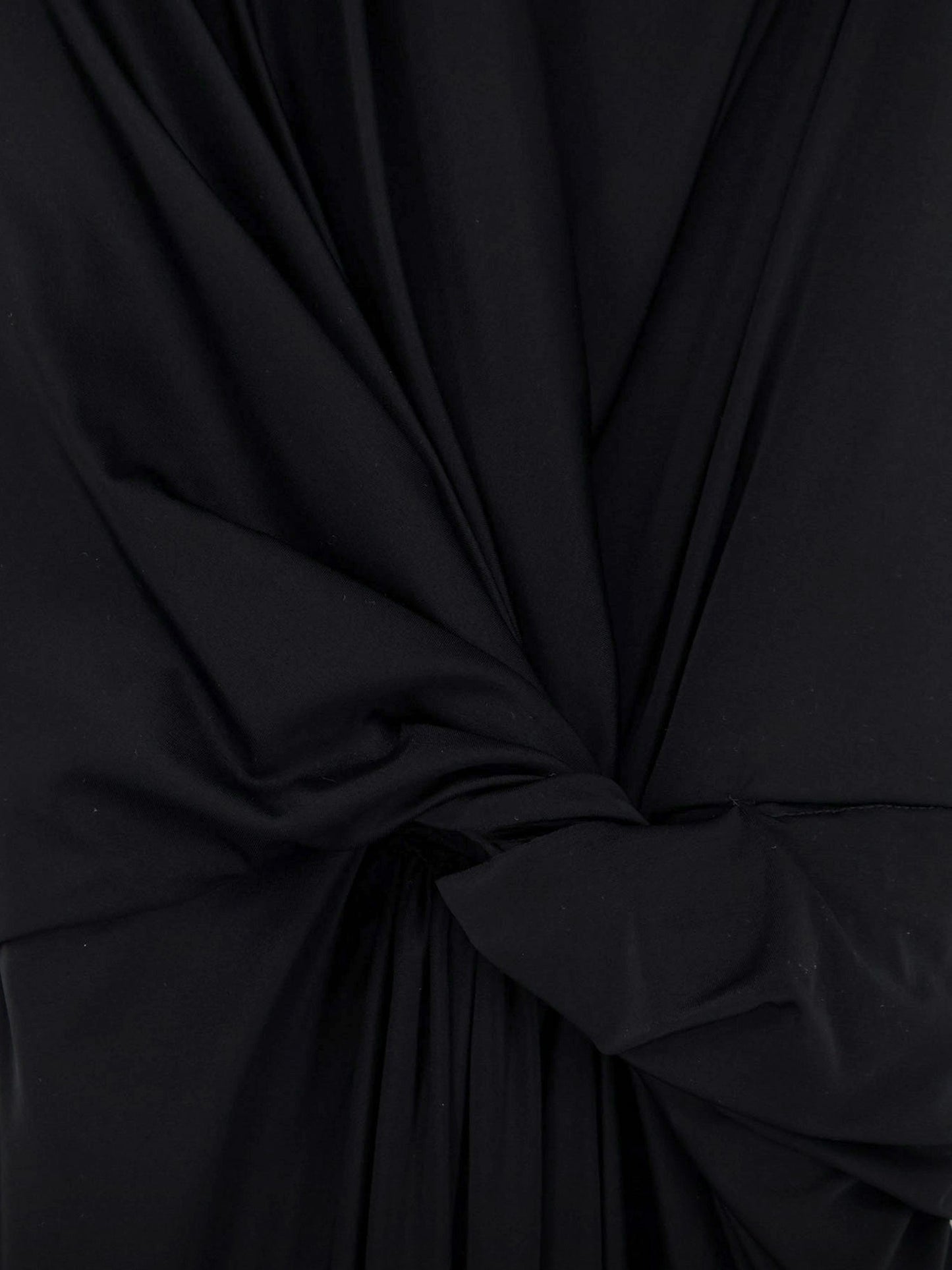 Balenciaga Stretch Fabric Long Asymmetrical Dress