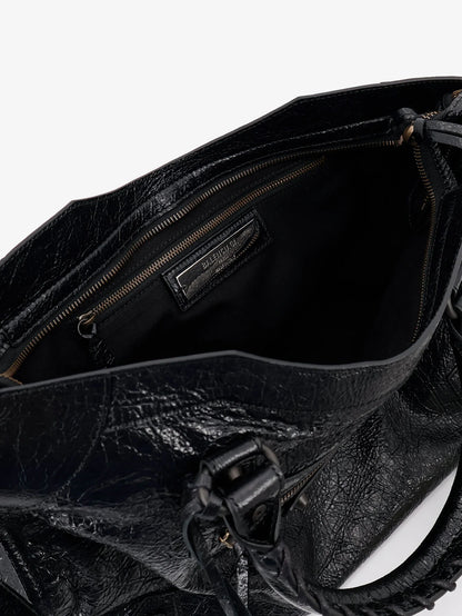 Balenciaga Le City Medium Leather Handbag