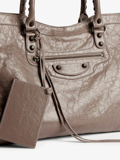 Balenciaga Le City Bag L Leather Handbag
