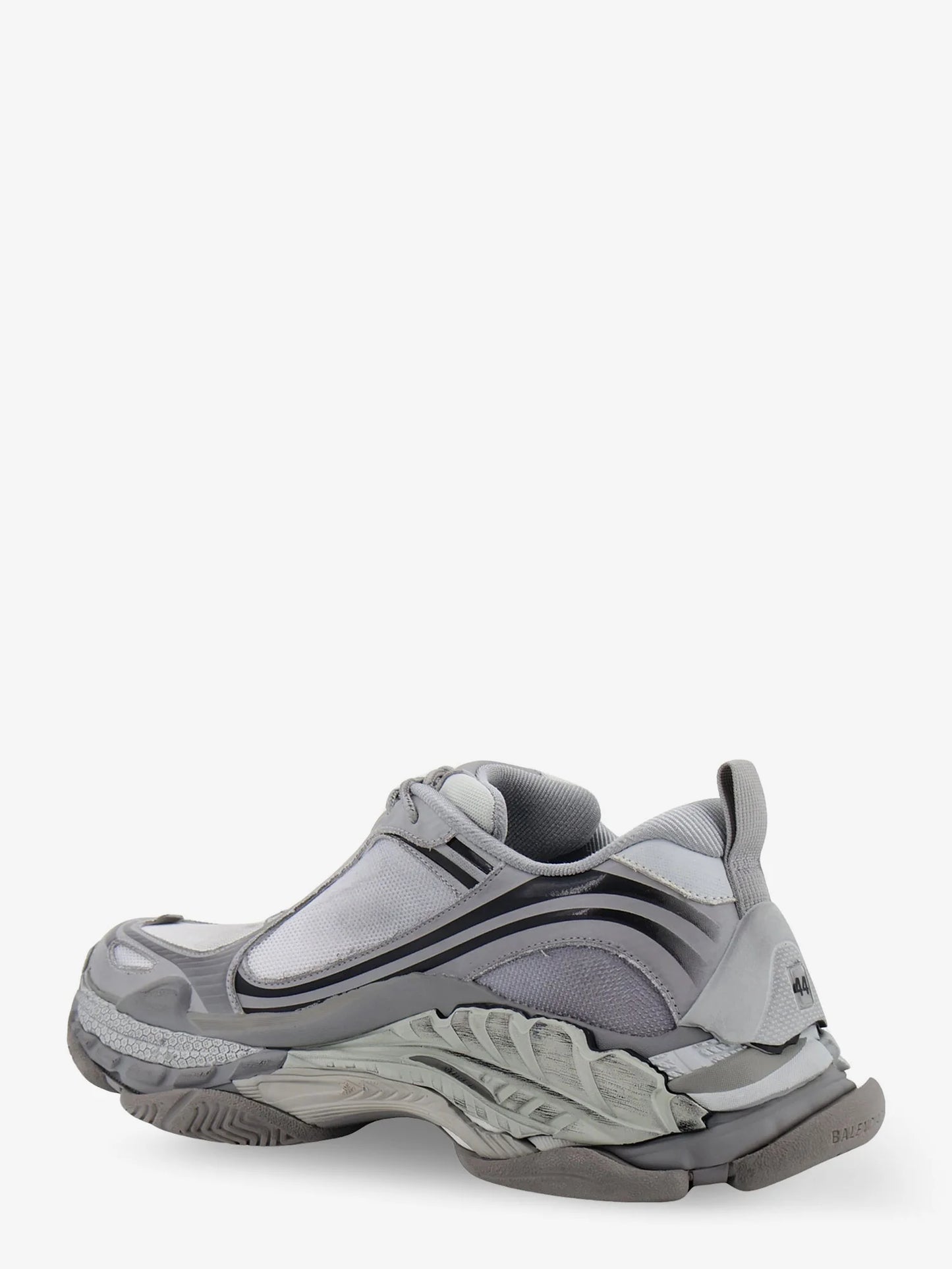 Balenciaga Triple S.2 Gradient Mesh And Nylon Insert Sneakers With Used Effect