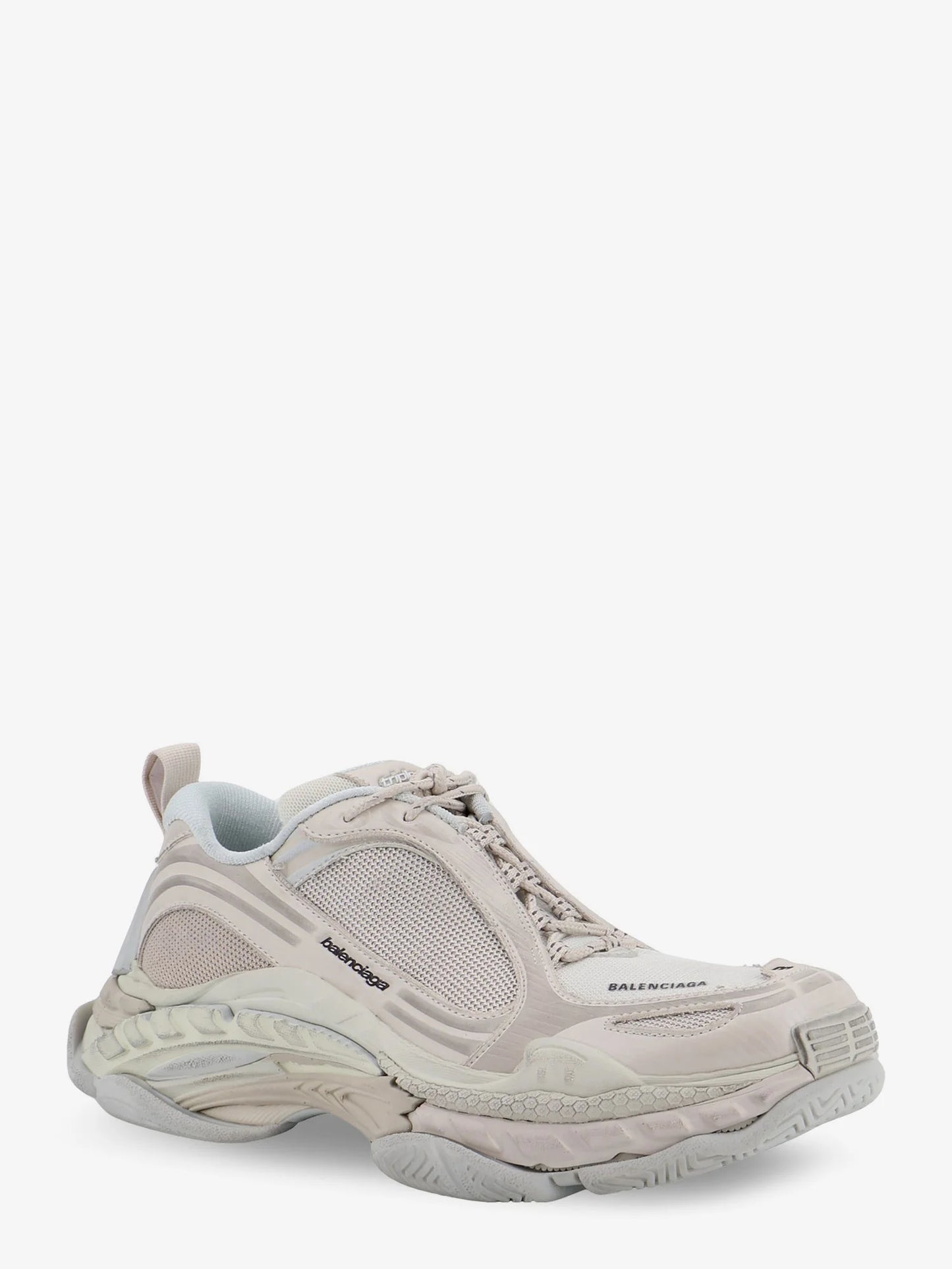 Balenciaga Triple S.2 Gandient Sneakers In Mesh And Nylon With Used Effect
