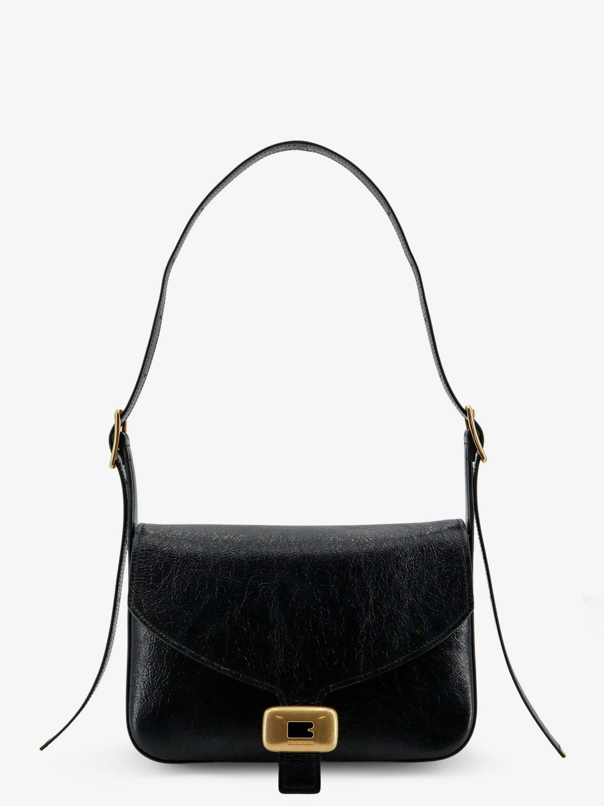 Balenciaga Clicca Arena leather medium shoulder bag - Black