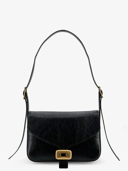 Balenciaga Clicca Arena leather medium shoulder bag - Black
