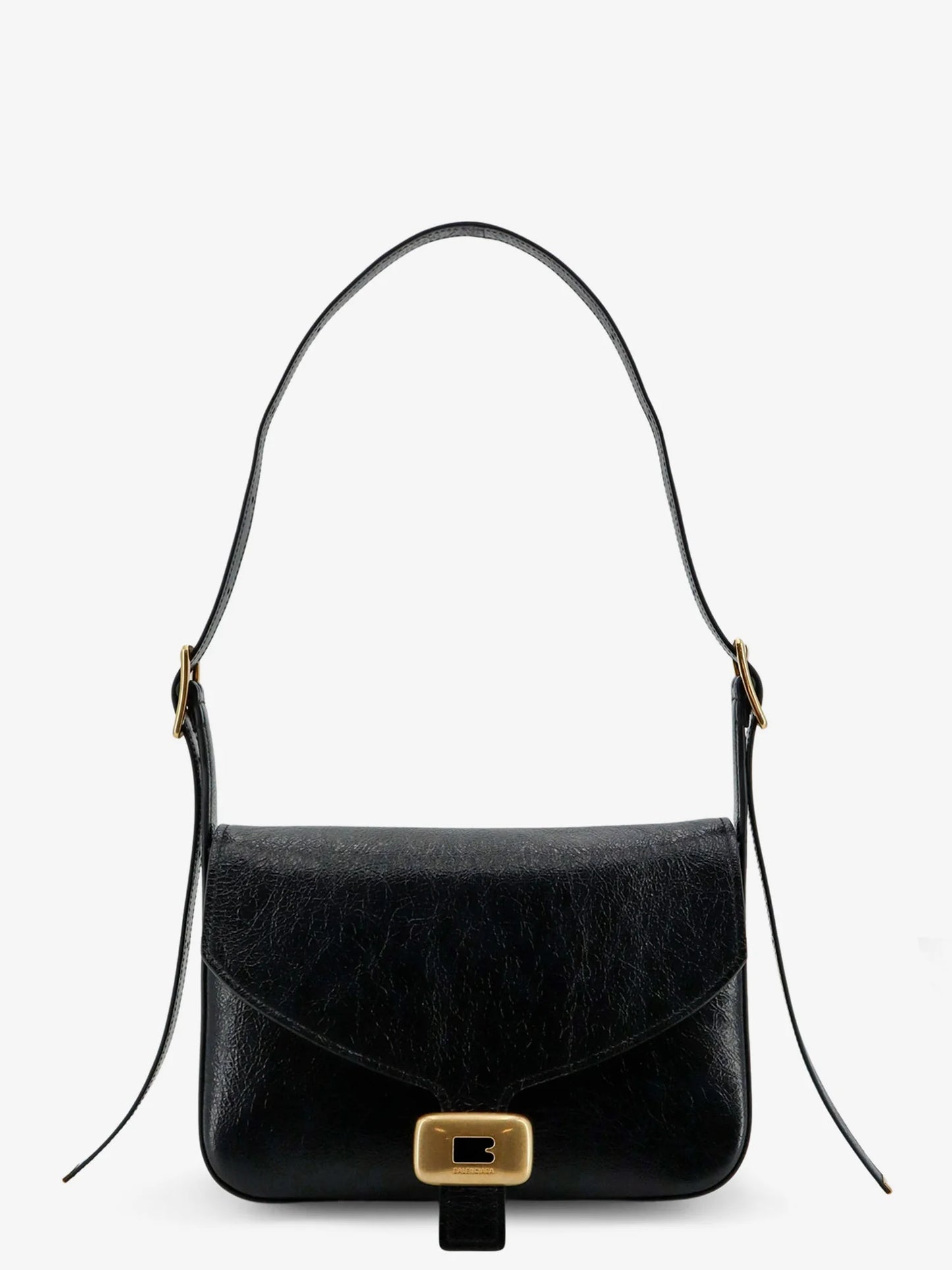 Balenciaga Clicca Arena Leather Medium Shoulder Bag