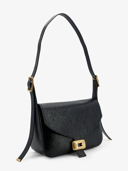 Balenciaga Clicca Arena leather medium shoulder bag - Black
