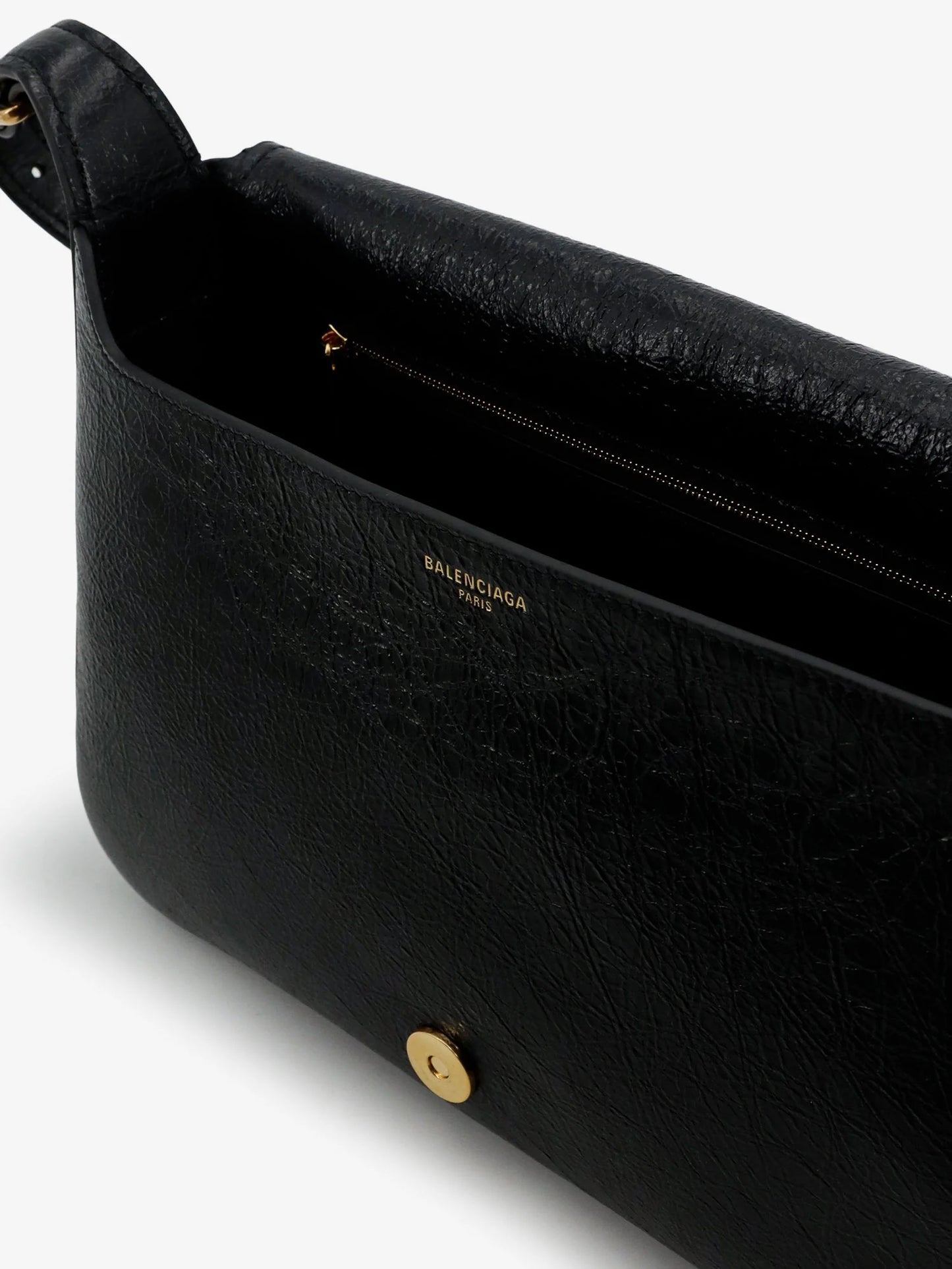 Balenciaga Clicca Arena Leather Medium Shoulder Bag