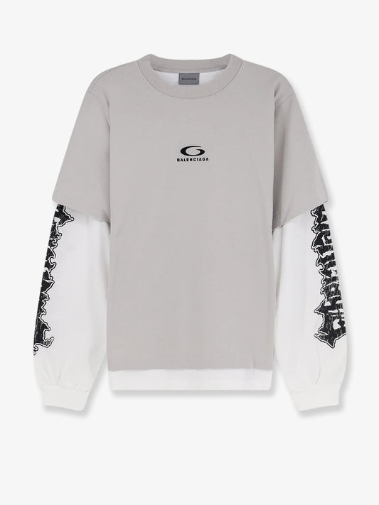 Balenciaga Double Hybrid Cotton T Shirt