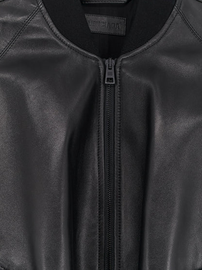 Balenciaga Sleeveless Leather Jacket