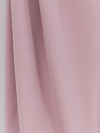 Balenciaga Midi Sack Silk And Wool Dress