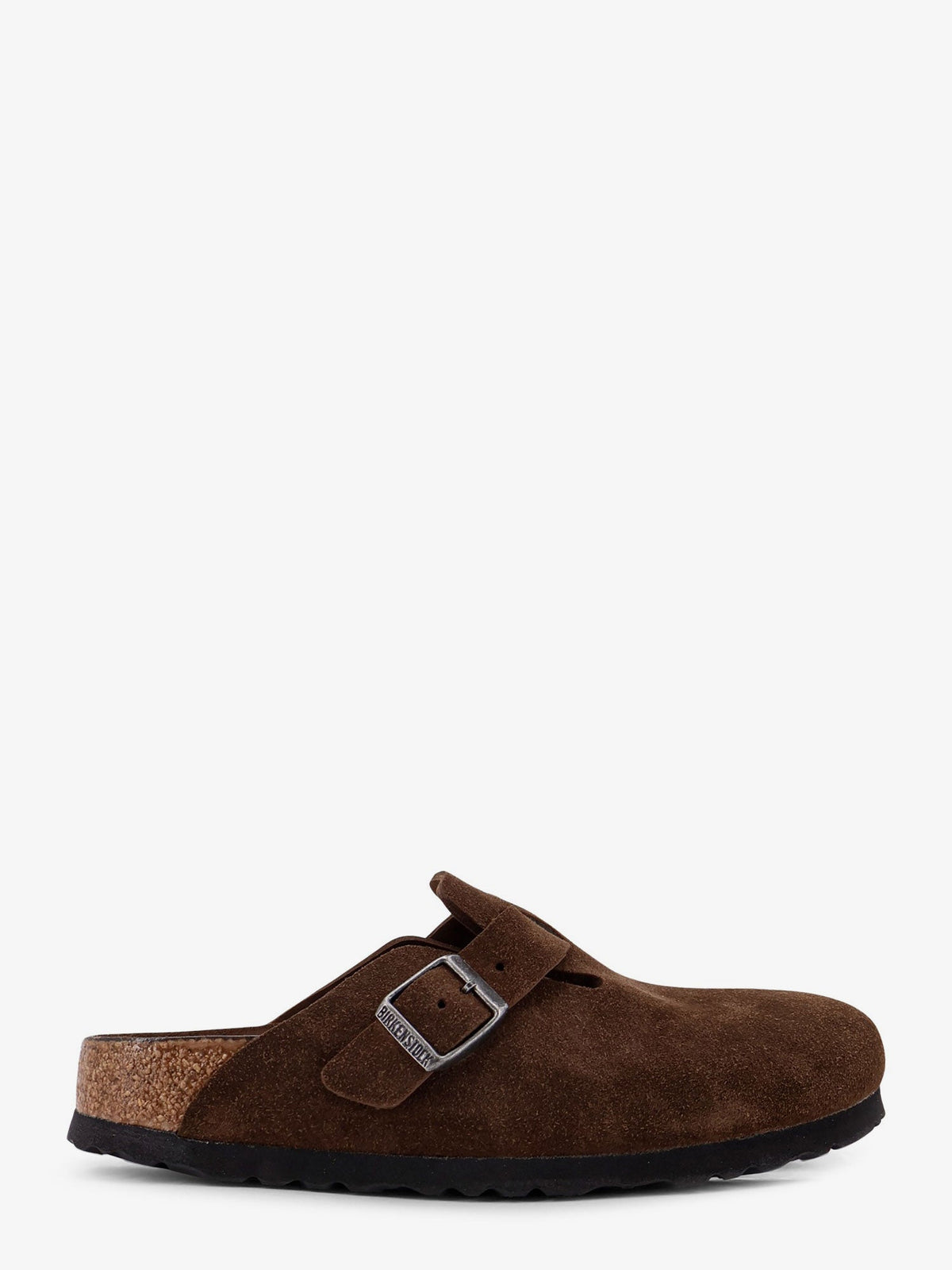 Birkenstock Suede Boston sandals - Marrone