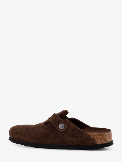 Birkenstock Suede Boston sandals - Marrone