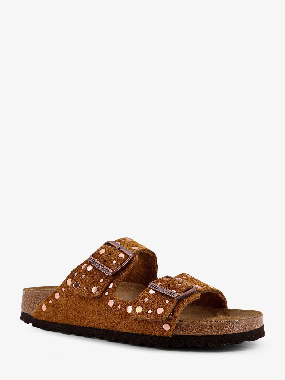 Birkenstock Arizona Rivet suede sandals - Marrone