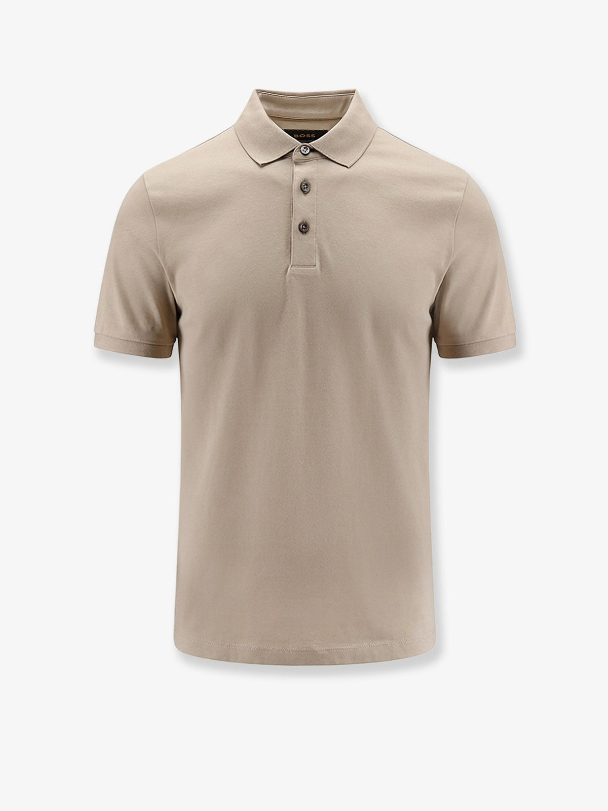 Boss Perry cotton polo - Darkbeige