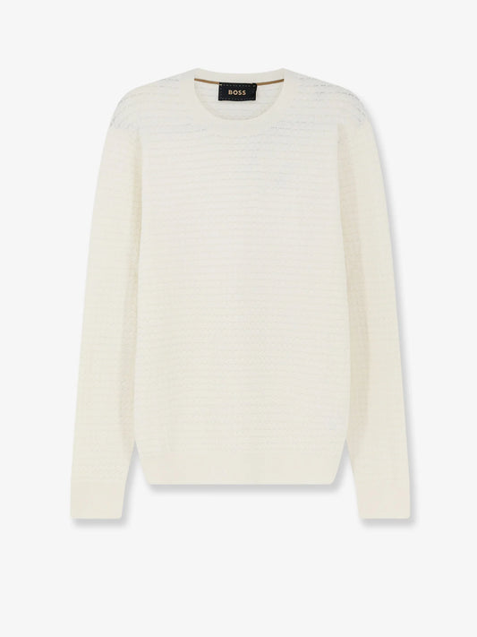 Boss Silk And Cotton Blend Sweater