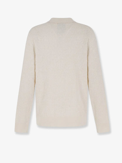 Boss Silk Sweater With All Over Processing