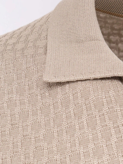 Boss Silk Sweater With All Over Processing