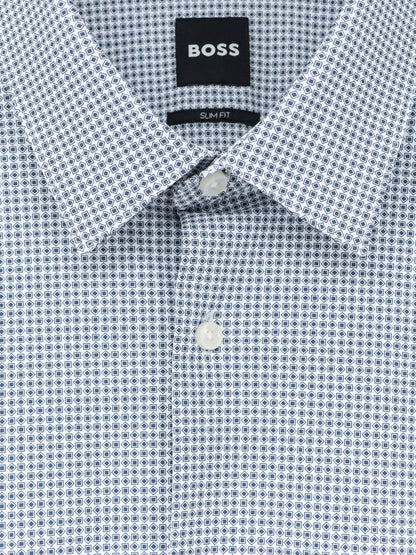 Boss Hank jersey shirt - Blu A Motivi