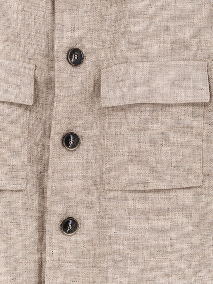 Boss Corvin Virgin Wool, Silk And Linen Jacket