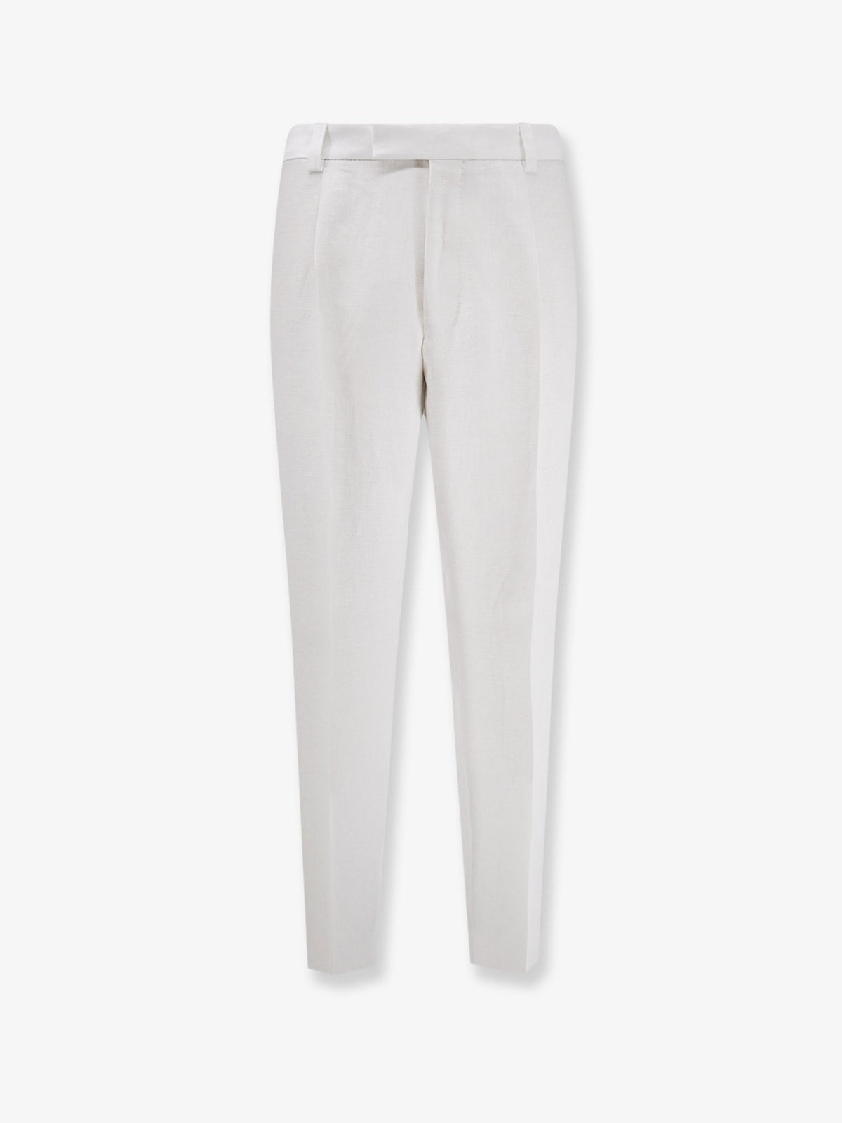 Boss Port linen trousers - White