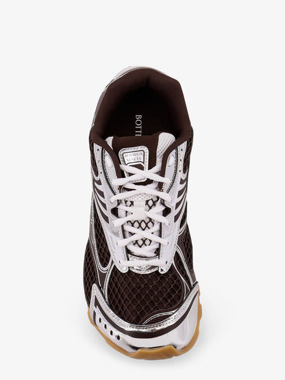 Bottega Veneta Orbit Mesh And Leather Sneakers