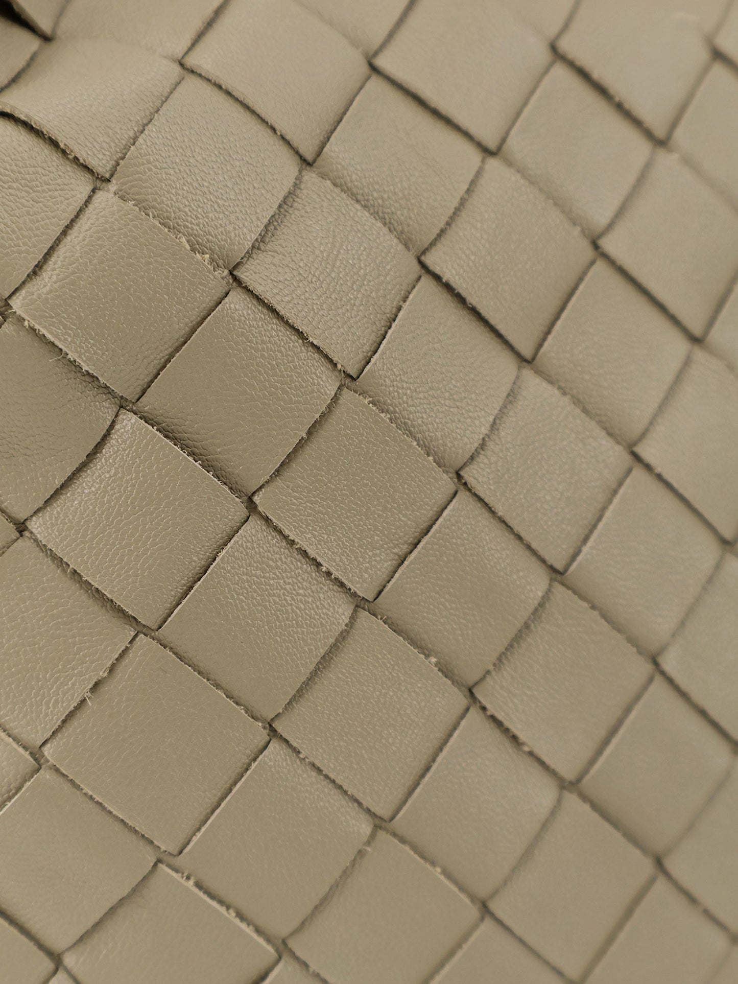 Bottega Veneta Mini Hop Leather Crossbody Bag With Intrecciato Pattern