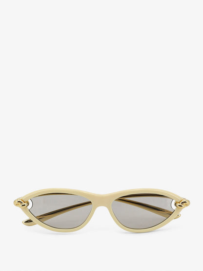 Bottega Veneta Knot Cat-Eye Sunglasses - Beige
