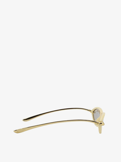 Bottega Veneta Knot Cat-Eye Sunglasses - Beige