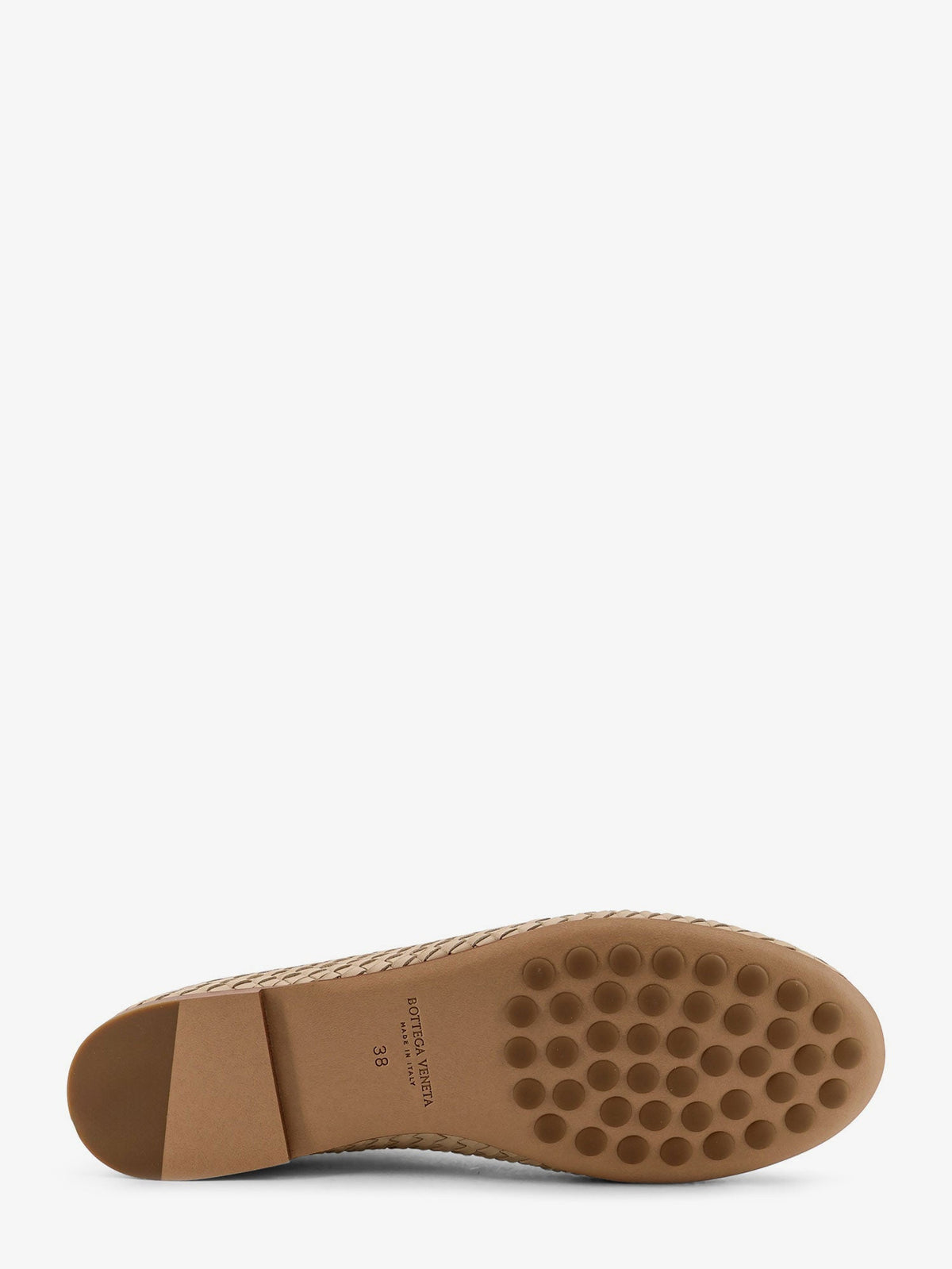 Bottega Veneta Rosa Flat leather ballerinas with Intrecciato motif - Tufo