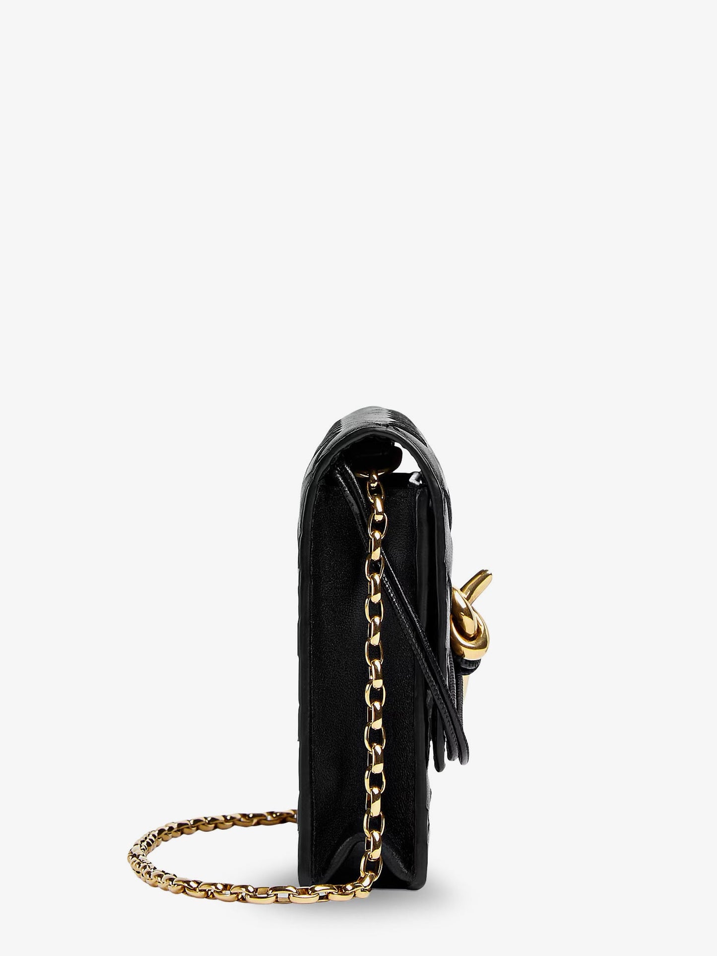 Bottega Veneta Leather Crossbody Bag With Intrecciato Motif
