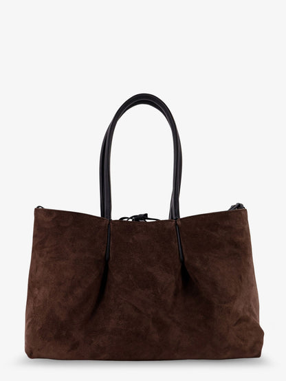 Bottega Veneta Pinacoteca Leather Handbag With Intrecciato Motif