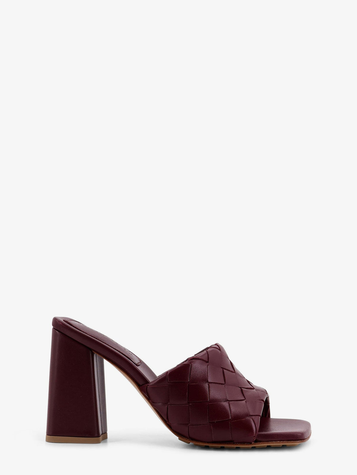 Bottega Veneta Parco leather sandals - Barolo