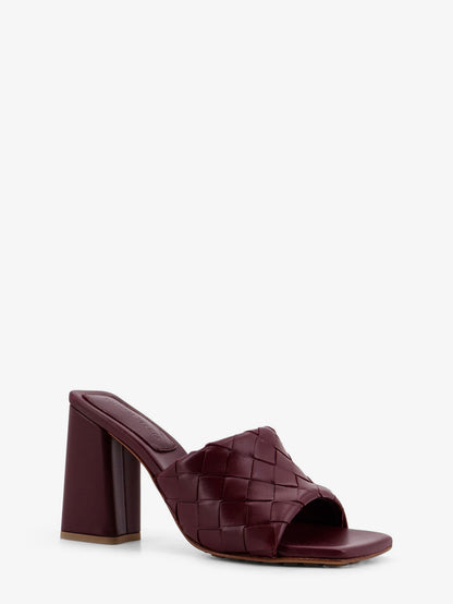 Bottega Veneta Parco leather sandals - Barolo