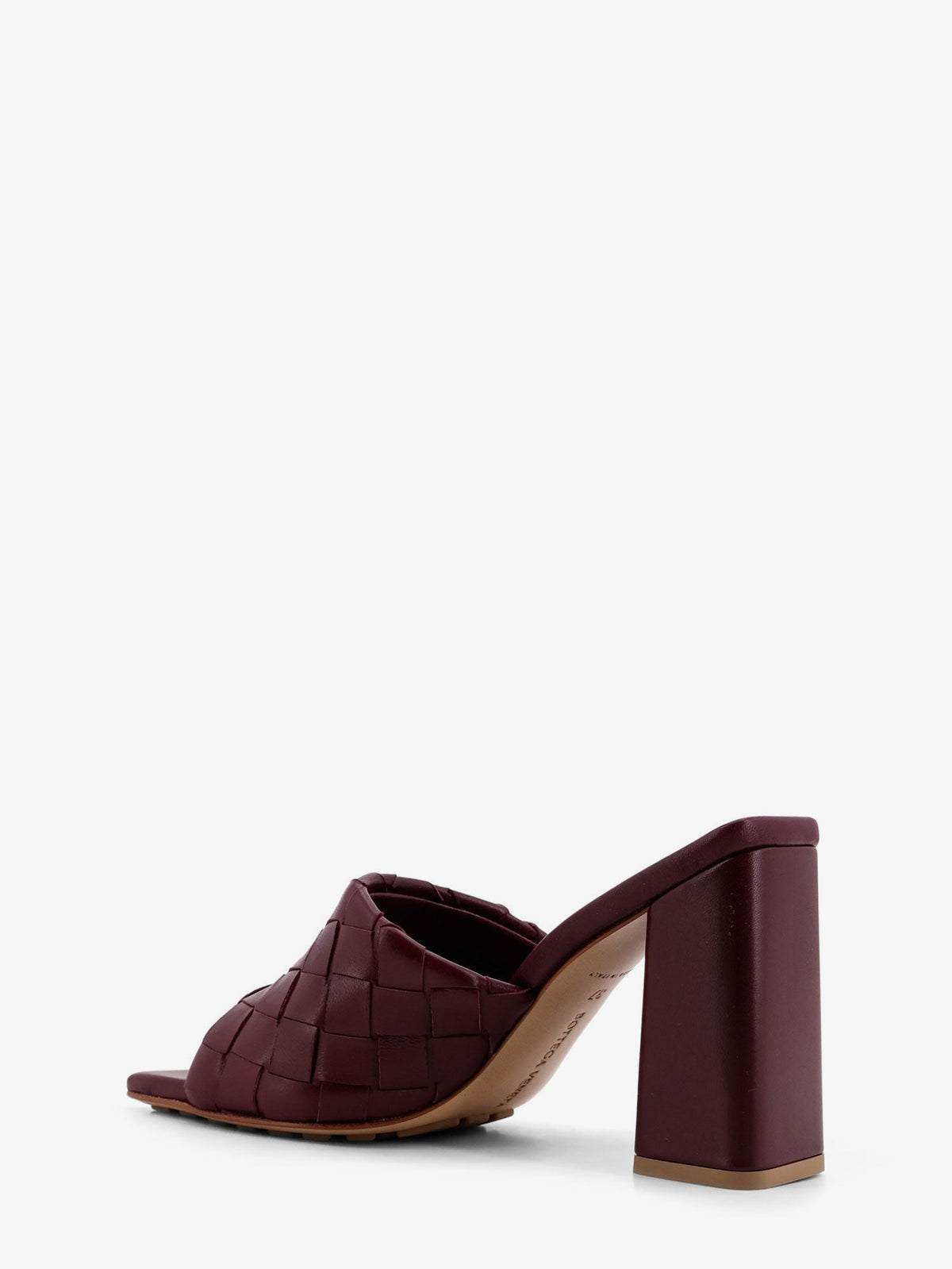 Bottega Veneta Parco leather sandals - Barolo
