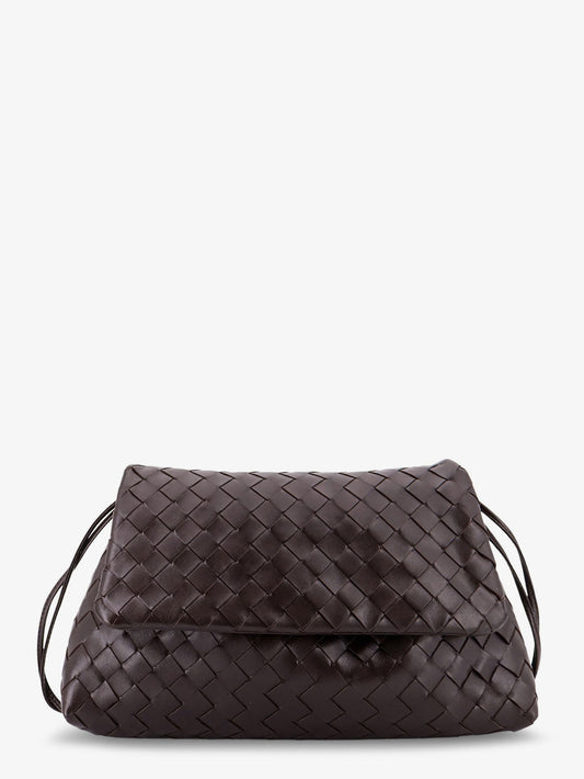 Bottega Veneta Suede Giorno Crossbody Bag With Intrecciato Motif