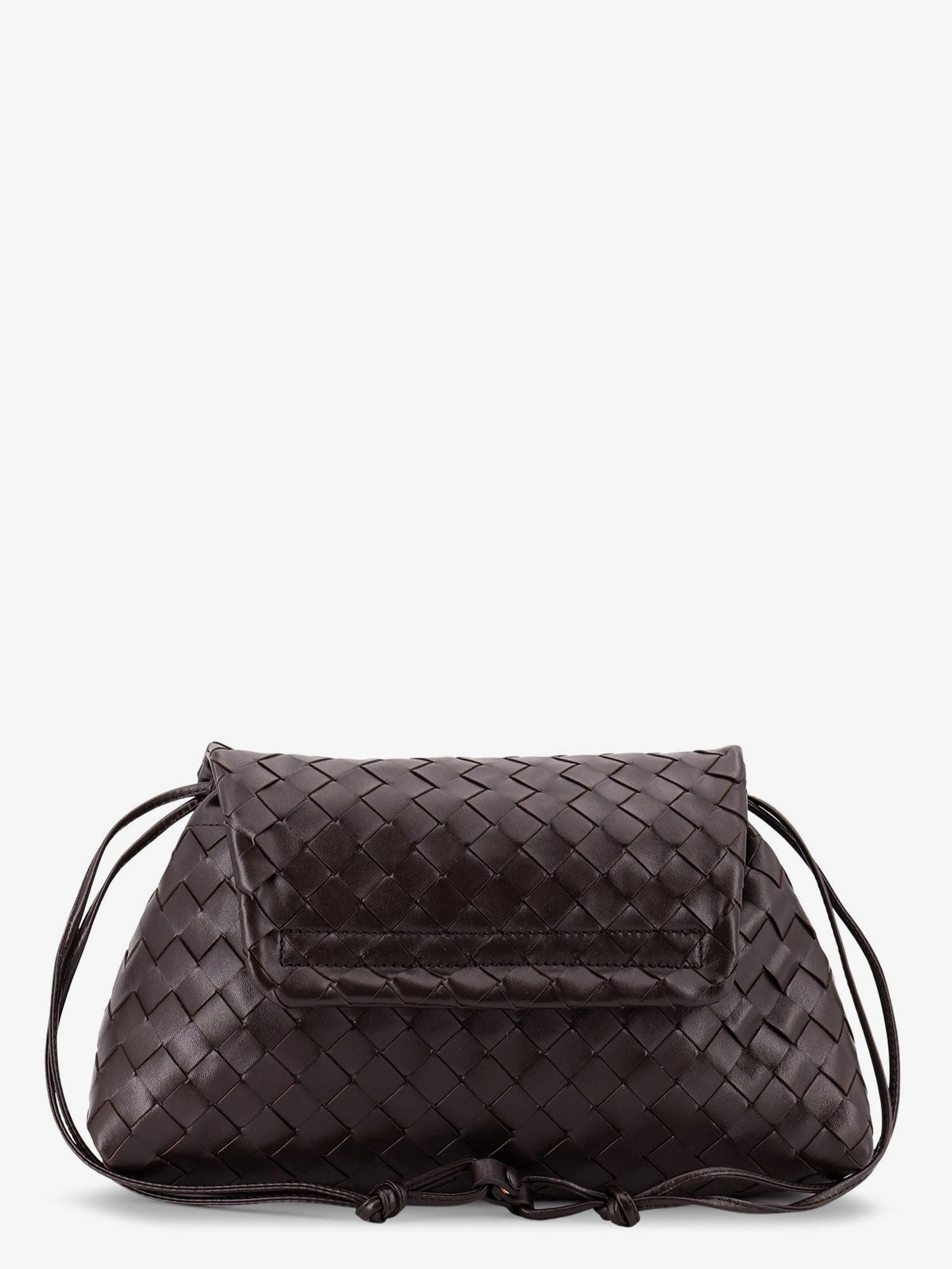 Bottega Veneta Suede Giorno Shoulder Bag With Intrecciato Pattern