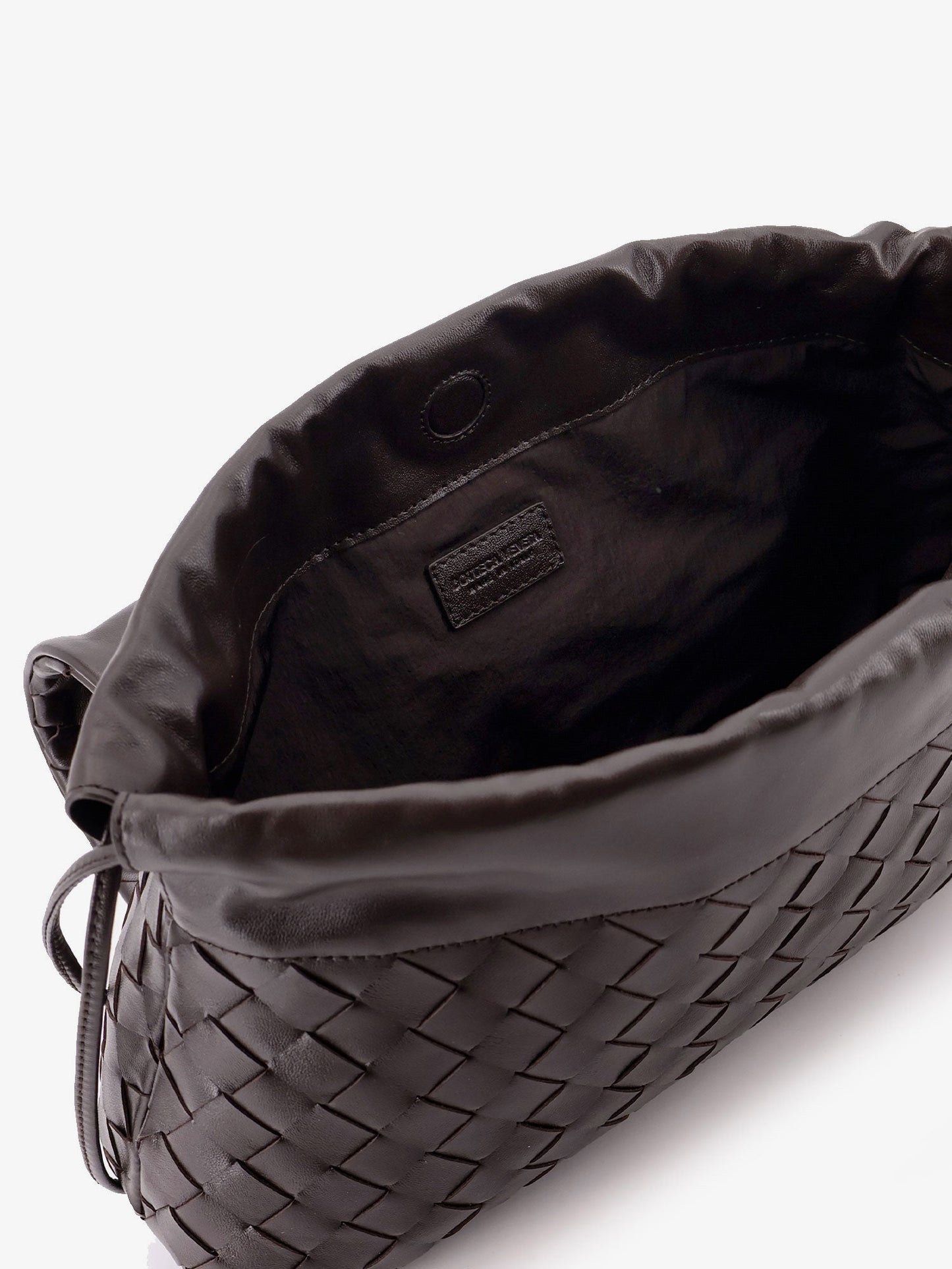 Bottega Veneta Suede Giorno Shoulder Bag With Intrecciato Pattern