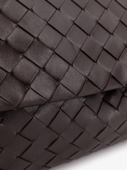 Bottega Veneta Suede Giorno Shoulder Bag With Intrecciato Pattern