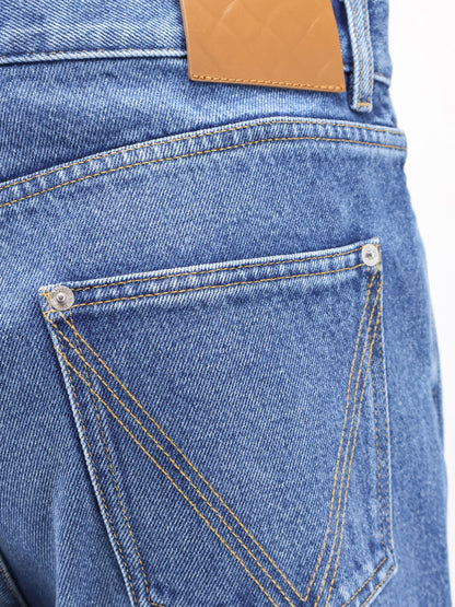 Bottega Veneta Regular cotton jeans - Midblue