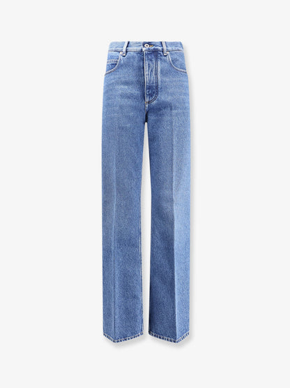 Bottega Veneta Flared cotton jeans - Midblue