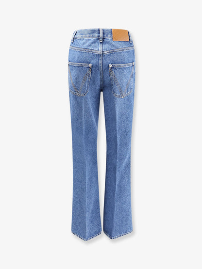 Bottega Veneta Flared cotton jeans - Midblue