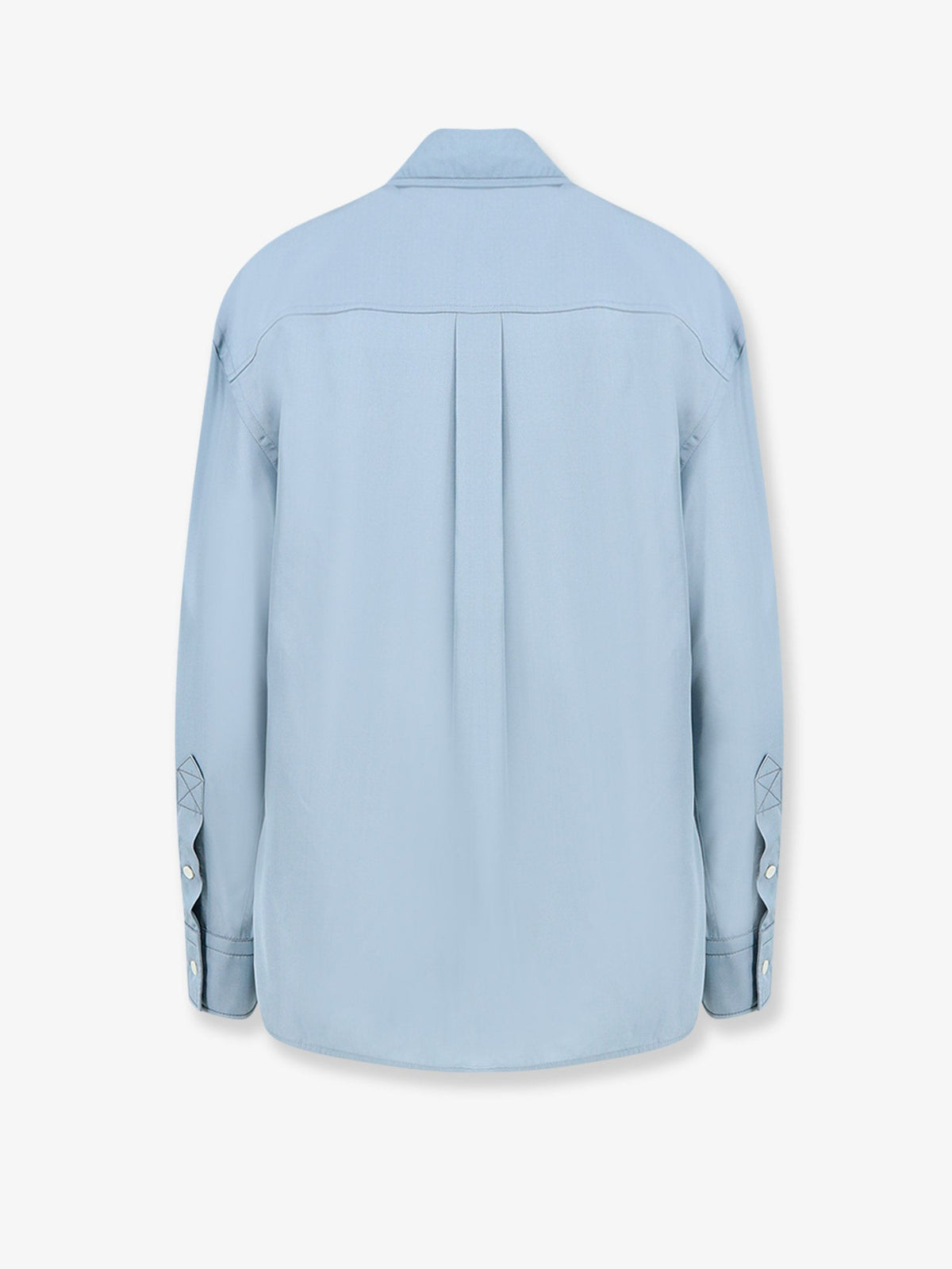 Bottega Veneta Parachute viscose and silk blend shirt - Bluegravel