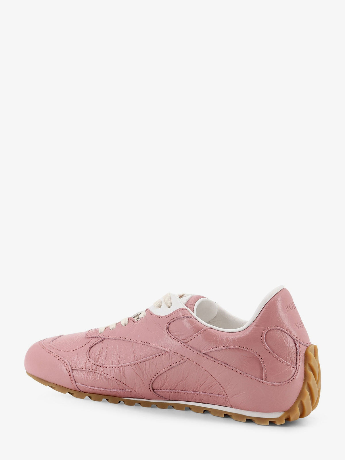 Bottega Veneta Orbit Flash Leather Sneakers - Camelia